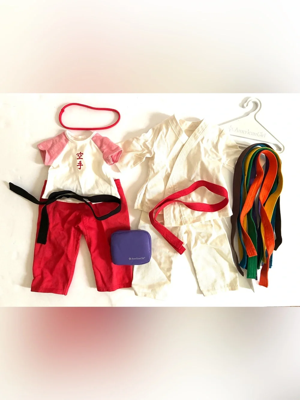 American Girl Doll Karate Training Complete Outfit Set Retired Just Like You